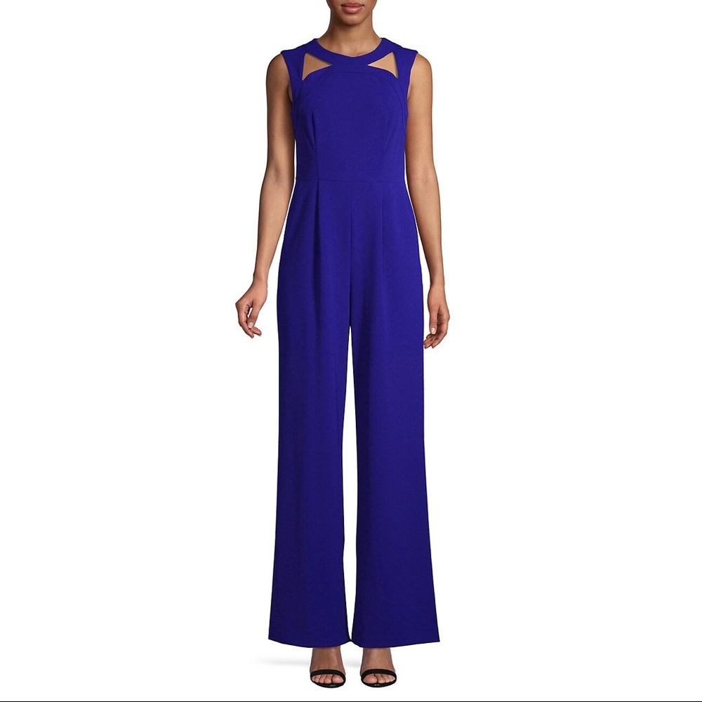 NWT Nordstrom Calvin Klein Cutout WideLeg Jumpsuit